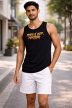 BLACK COLOR MEN TANK TOP