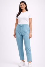 MILKY BLUE WOMEN PYJAMA