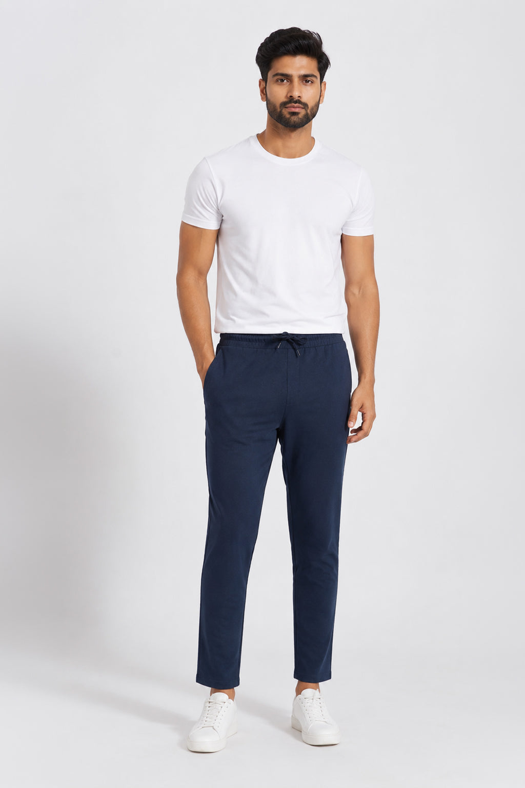 NAVY COLOR MEN TRACK PANT