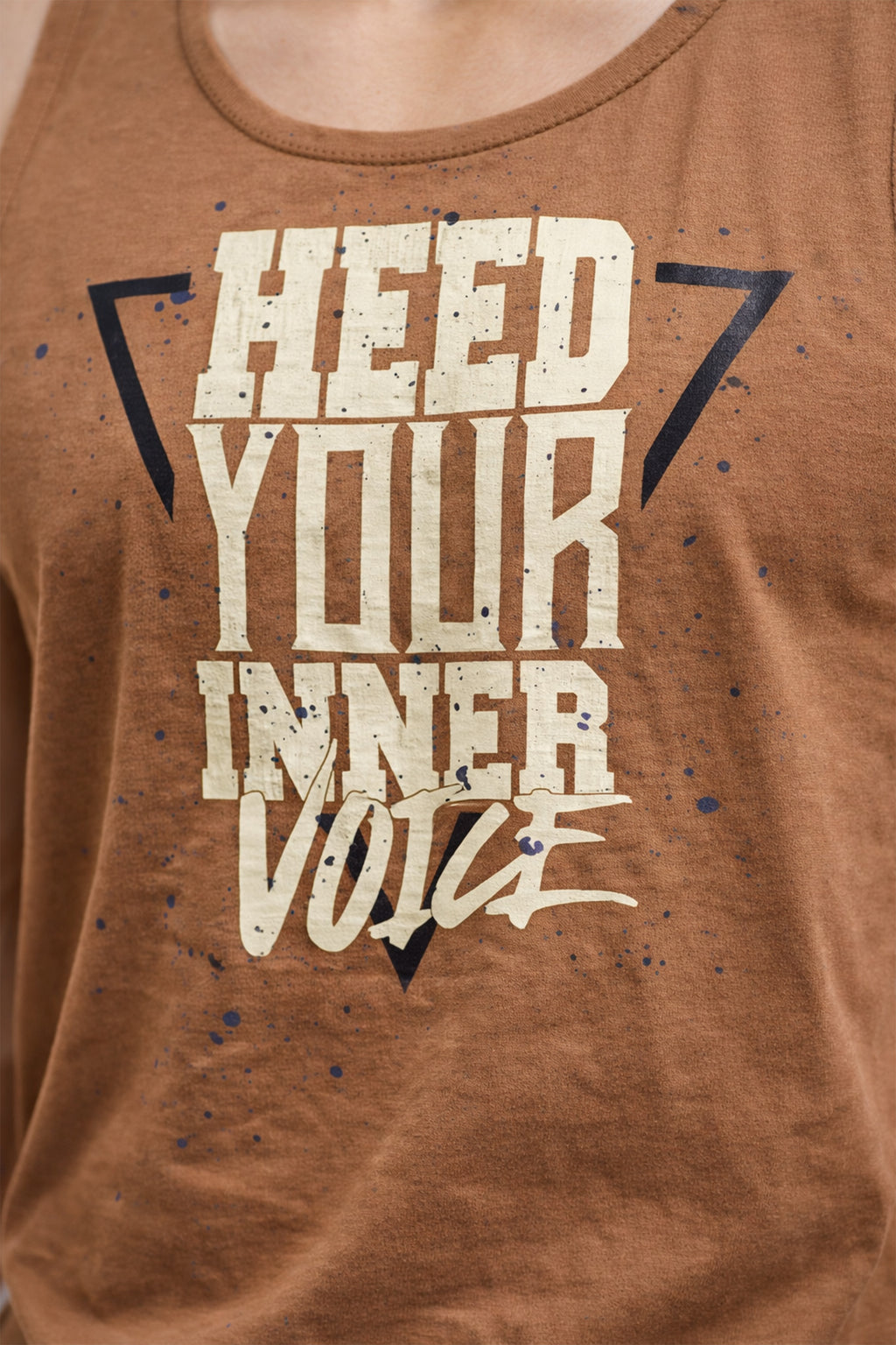 BROWN COLOR MEN TANK TOP