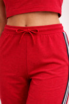 RED WOMEN H/S CO-ORD SET