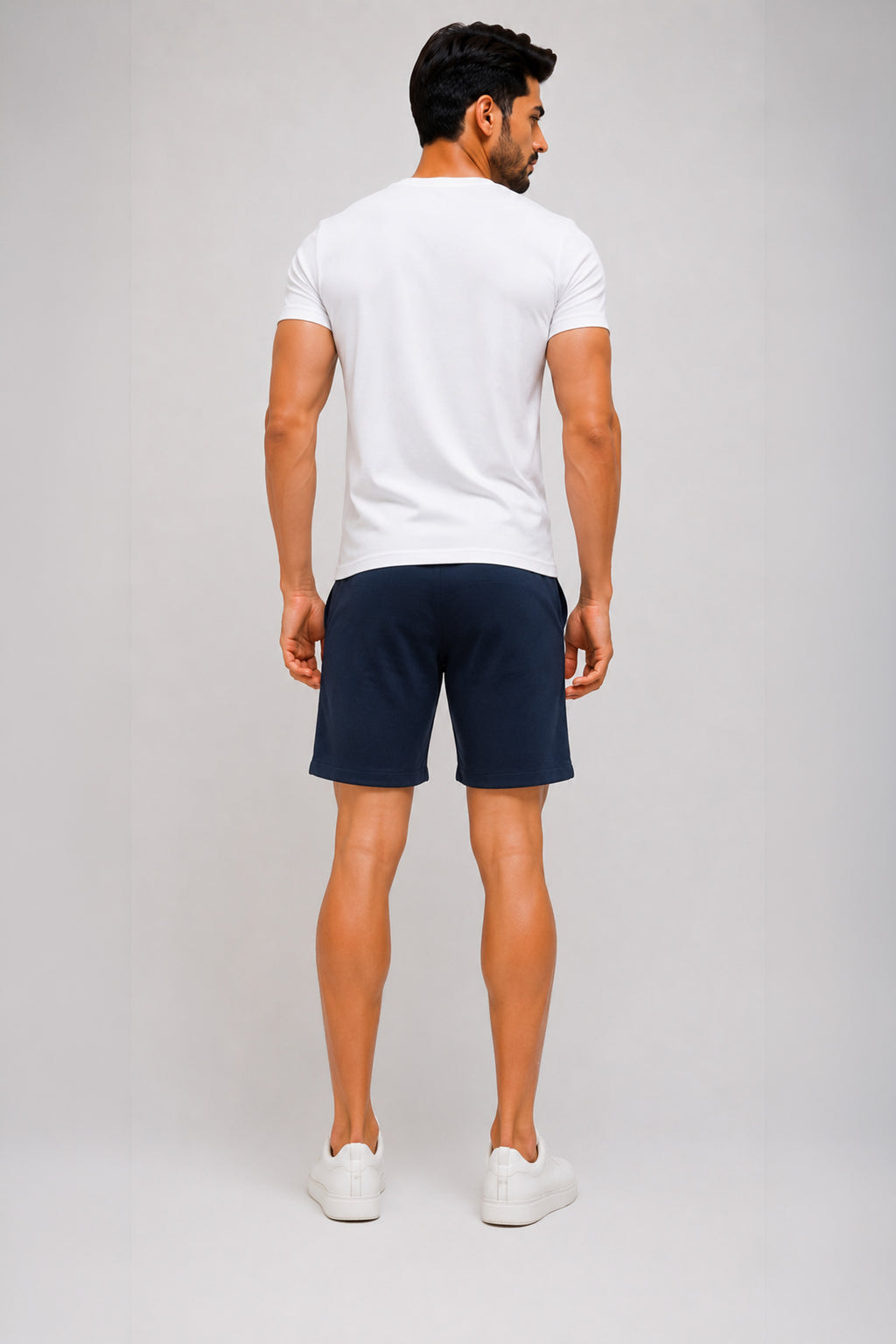 NAVY COLOR MEN SHORTS