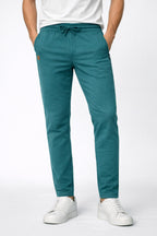 GREEN COLOR MEN TRACK PANT