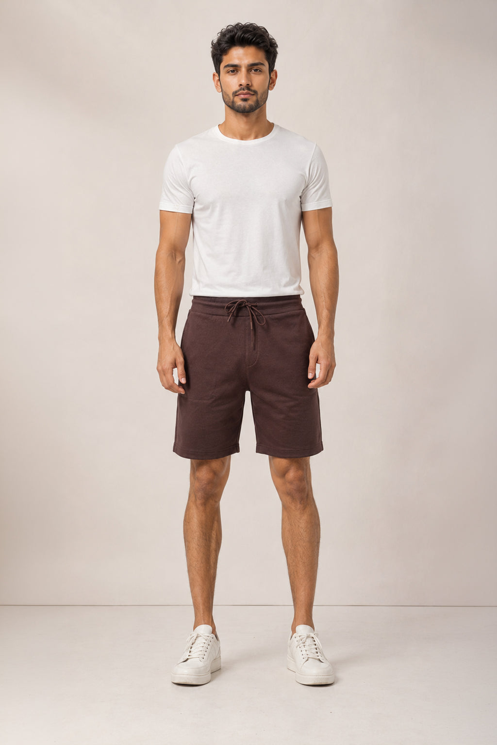 CHOCOLATE COLOR MEN SHORTS