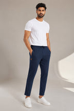 NAVY COLOR MEN TRACK PANT