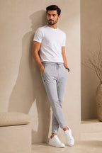 VAPOUR BLUE COLOR MEN TRACK PANT