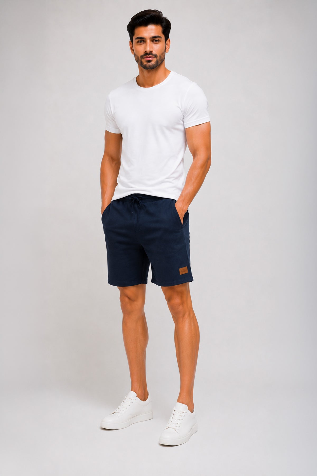 NAVY COLOR MEN SHORTS