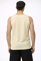 ECRU COLOR MEN TANK TOP