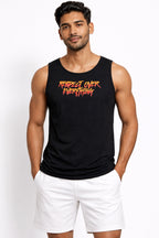 BLACK COLOR MEN TANK TOP