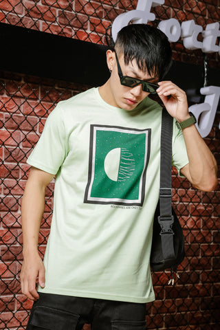 MENS PRINTED GLEAM ROUND NECK TSHIRT