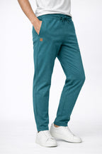 GREEN COLOR MEN TRACK PANT