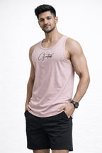 VOILET BLUE COLOR MEN TANK TOP