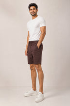 CHOCOLATE COLOR MEN SHORTS