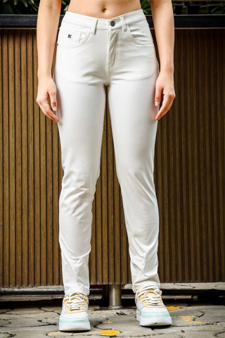 WOMEN REGULAR FIT CASUAL PANT