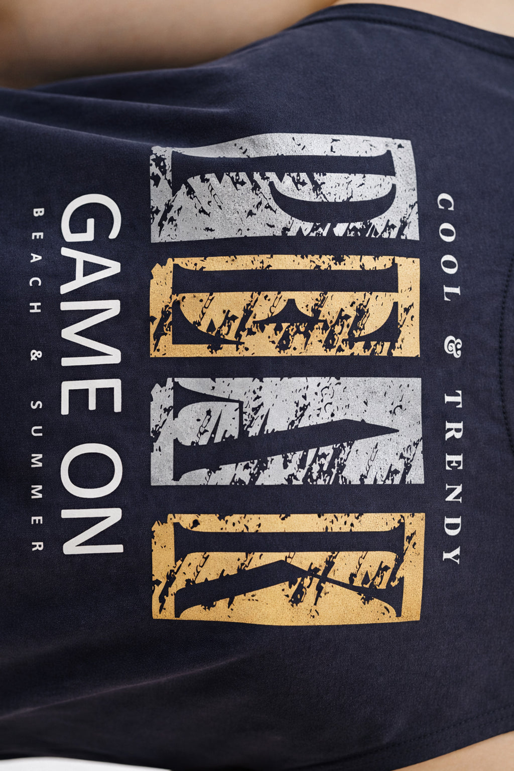 NAVY COLOR MEN TANK TOP