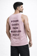 VOILET BLUE COLOR MEN TANK TOP