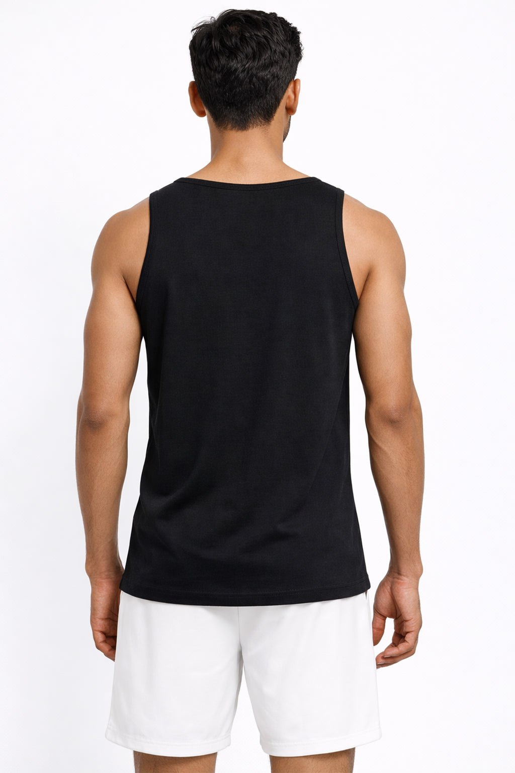 BLACK COLOR MEN TANK TOP