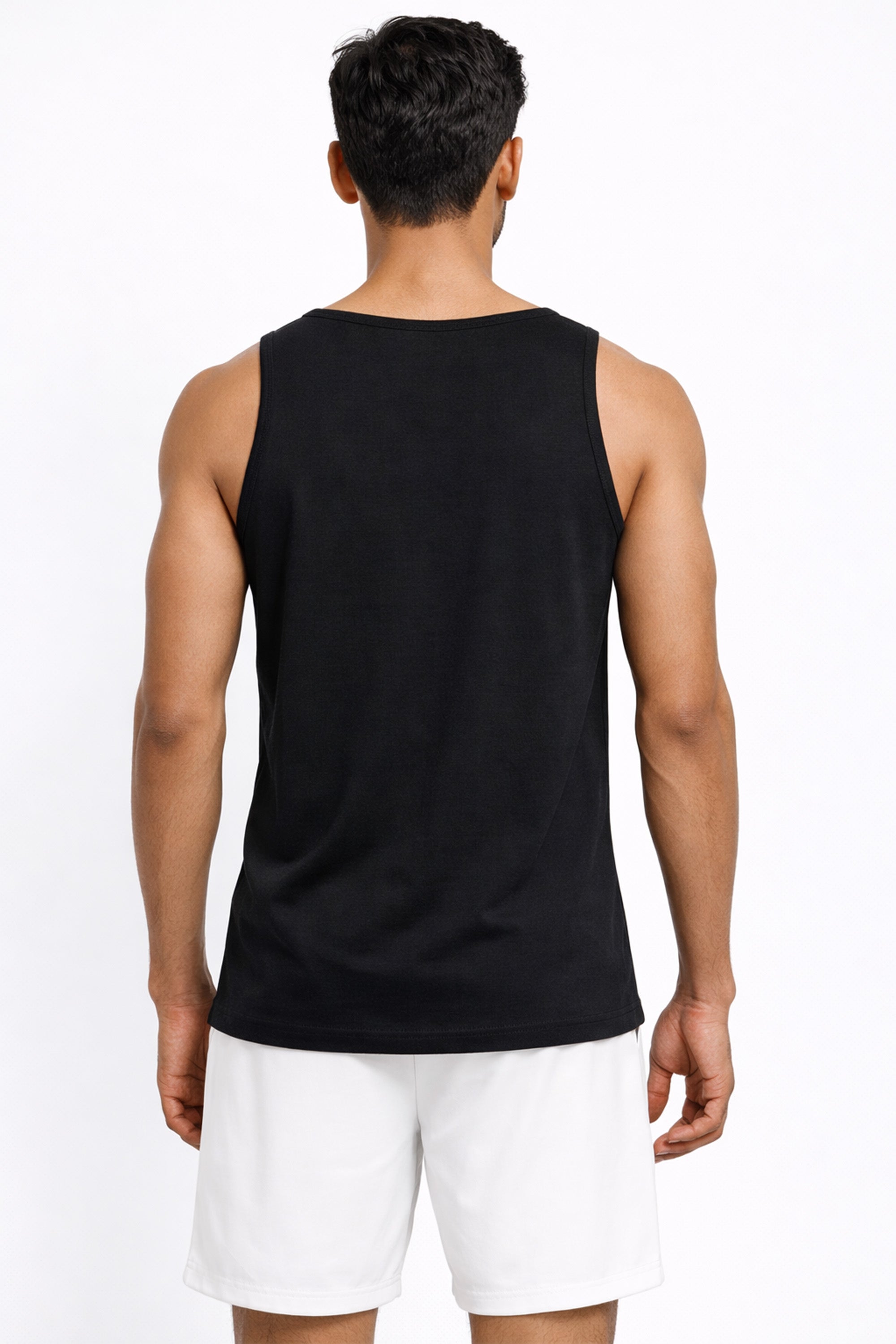 BLACK COLOR MEN TANK TOP