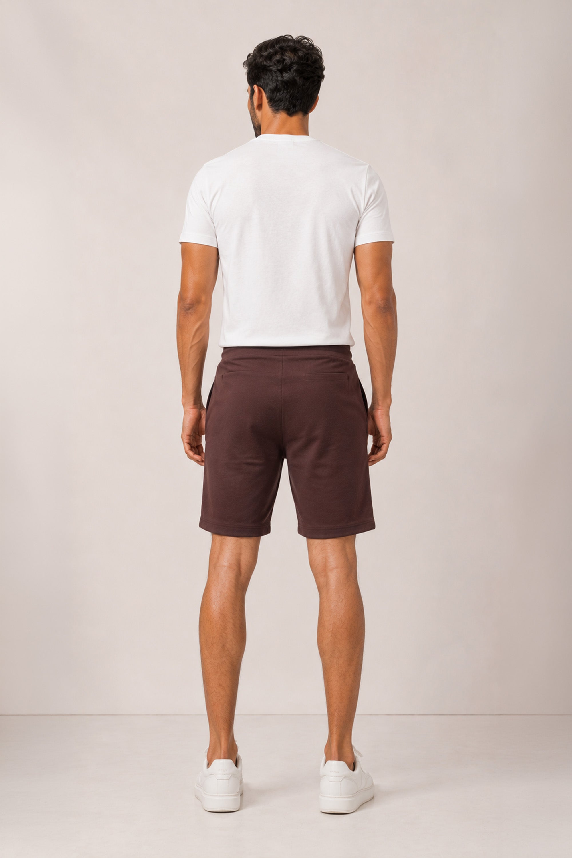 CHOCOLATE COLOR MEN SHORTS