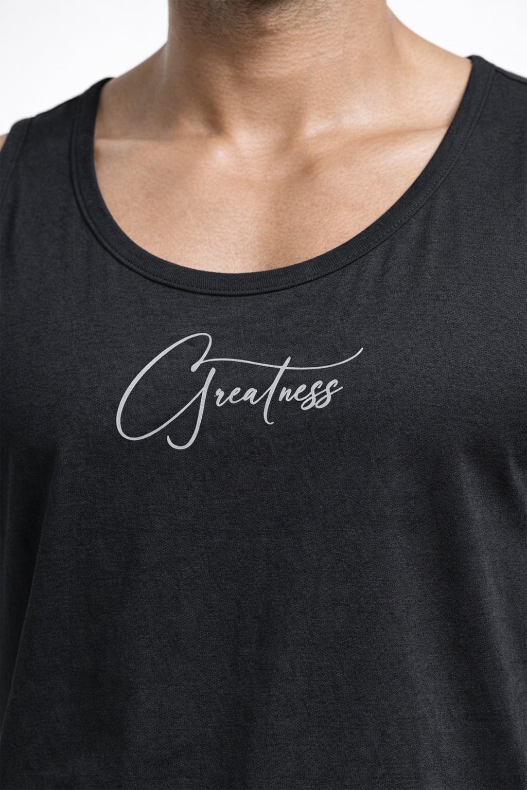 WHITE COLOR MEN TANK TOP