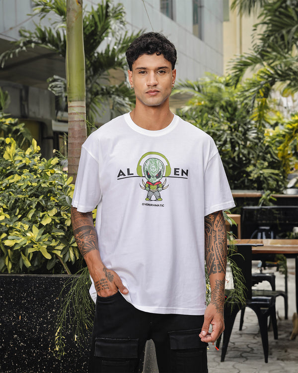 Men's Pure Cotton Oversized Graphic T-shirt