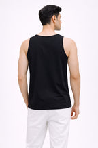 BLACK COLOR MEN TANK TOP
