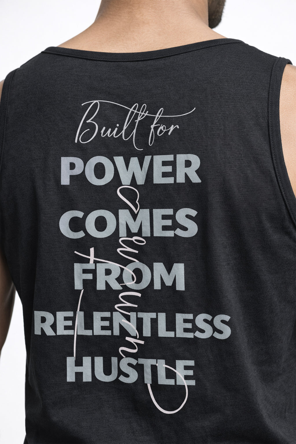 WHITE COLOR MEN TANK TOP