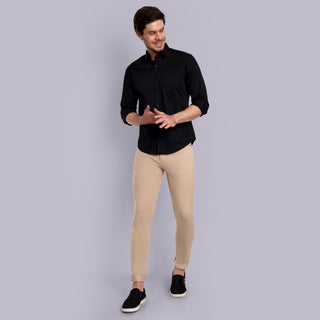 Men Beige Casual Casual Pant