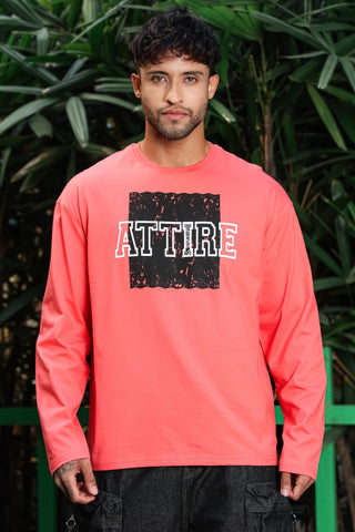 Men’s 100% Cotton Typography Printed Full Sleeve T-Shirt | Round Neck Casual Tee | Soft Breathable Fabric | Machine Washable