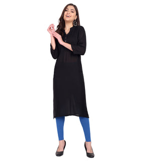 Women Bright Royal Breathable Long Length Legging