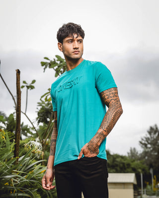 Men Jade Round Neck T-Shirt