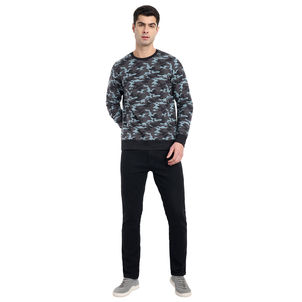 Unisex Cement Camouflage Oversized Sweatshirt