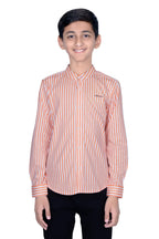 BOYS LINING CLAY COTTON SHIRT