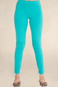 ONE SKY WOMEN AQUA SOLID LEGGINGS