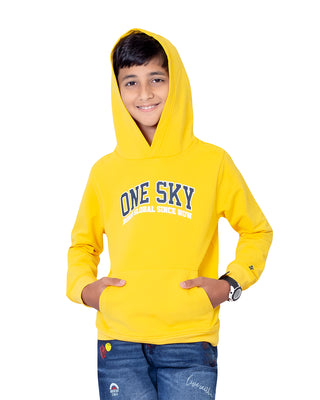 Kids Gold Pure Cotton Hoodie