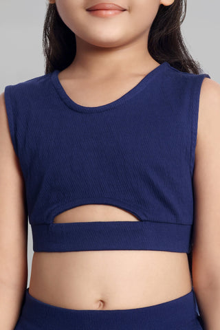 Girls Stylish Top & Skirt Co-ord Set