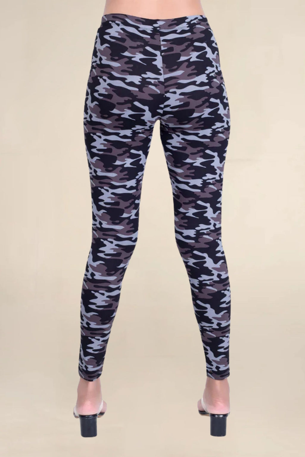 Women Elephant Printed Stretchable Legging