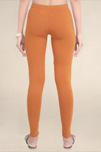 Women Rust Breathable Long Length Legging