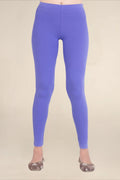 Women Purple Breathable Long Length Legging