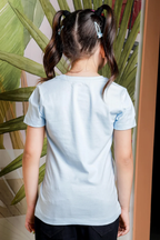 Girls Regular Fit Half Sleeves T-Shirt