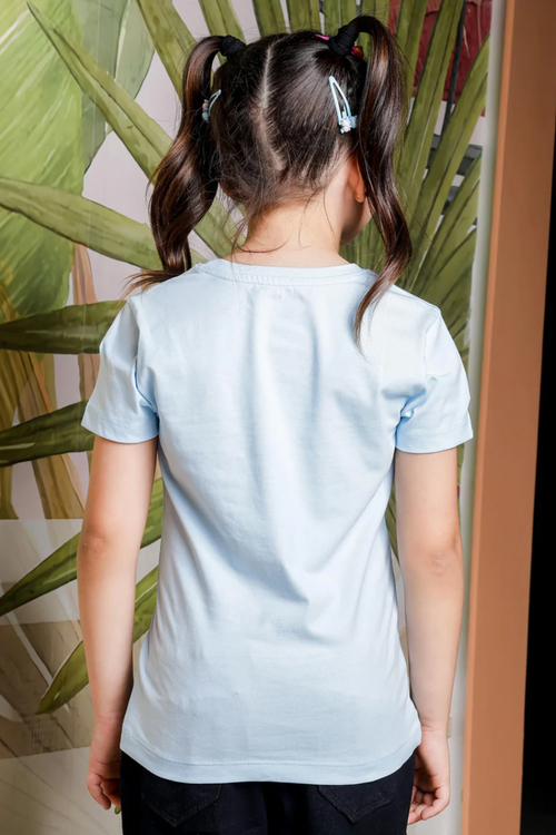 Girls Regular Fit Half Sleeves T-Shirt