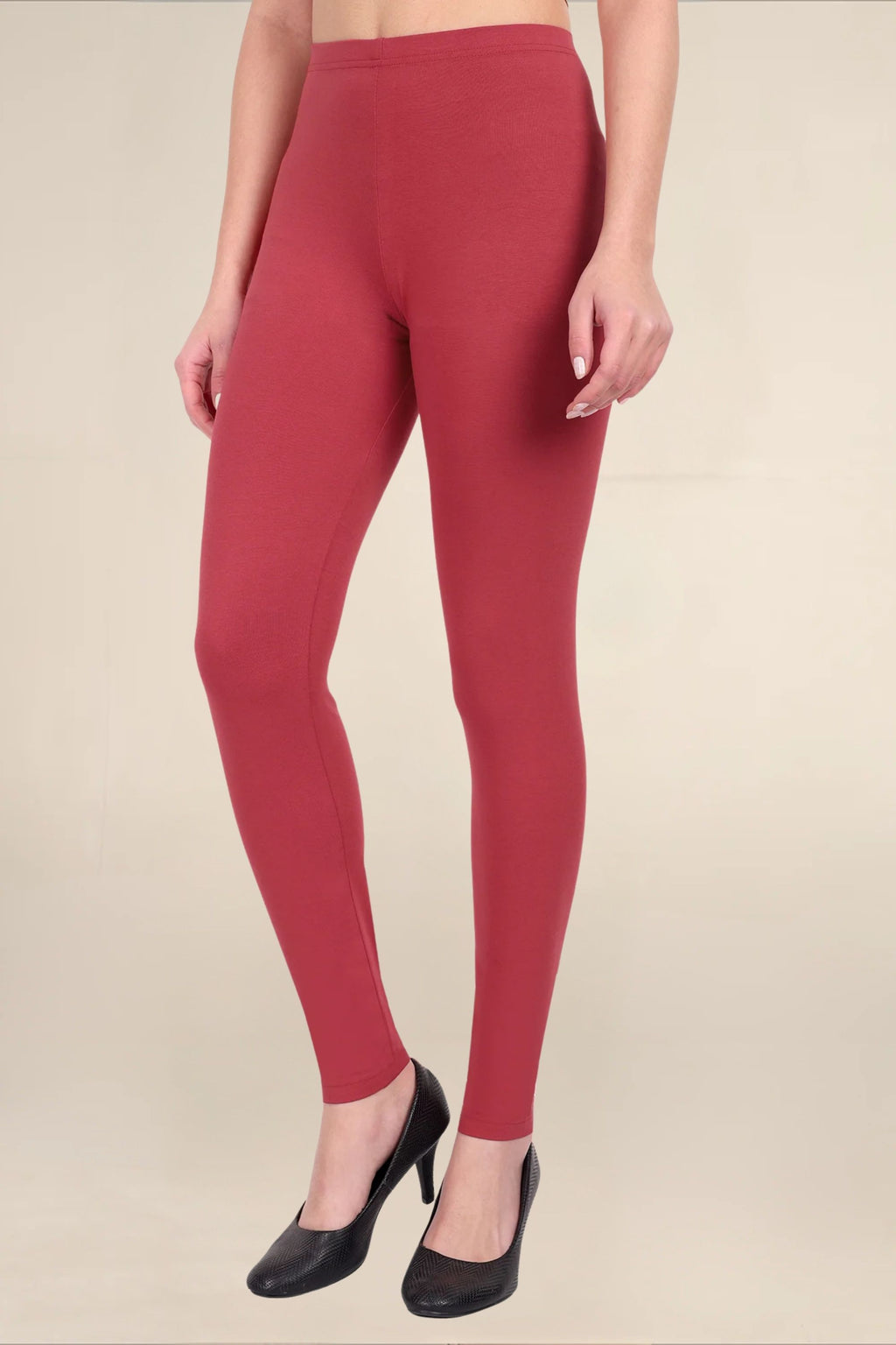 Women Powder Breathable Long Length Legging