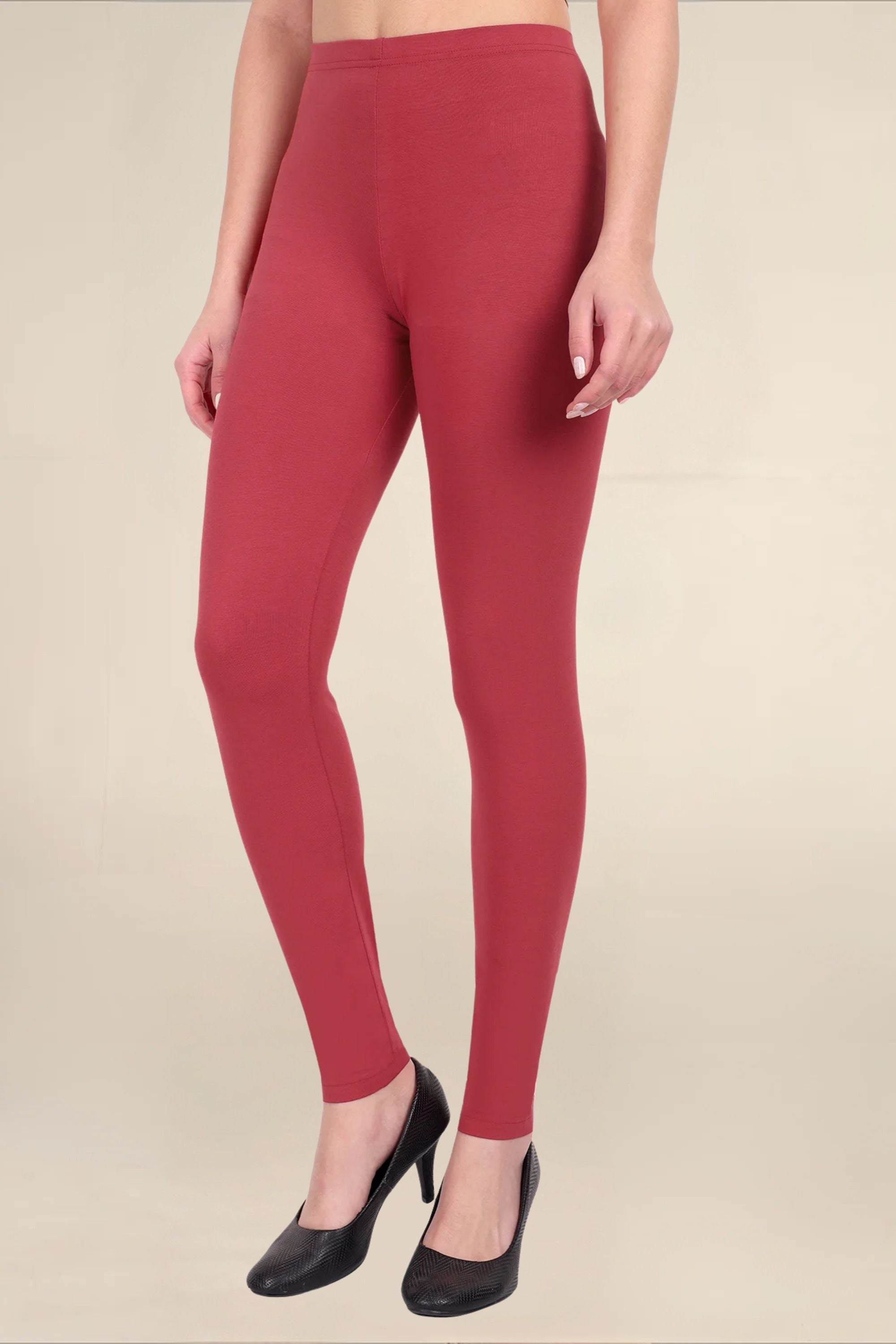 Women Powder Breathable Long Length Legging