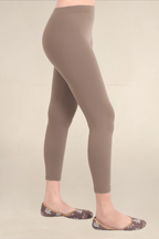 Women Mid Brown Ankle Length Legging