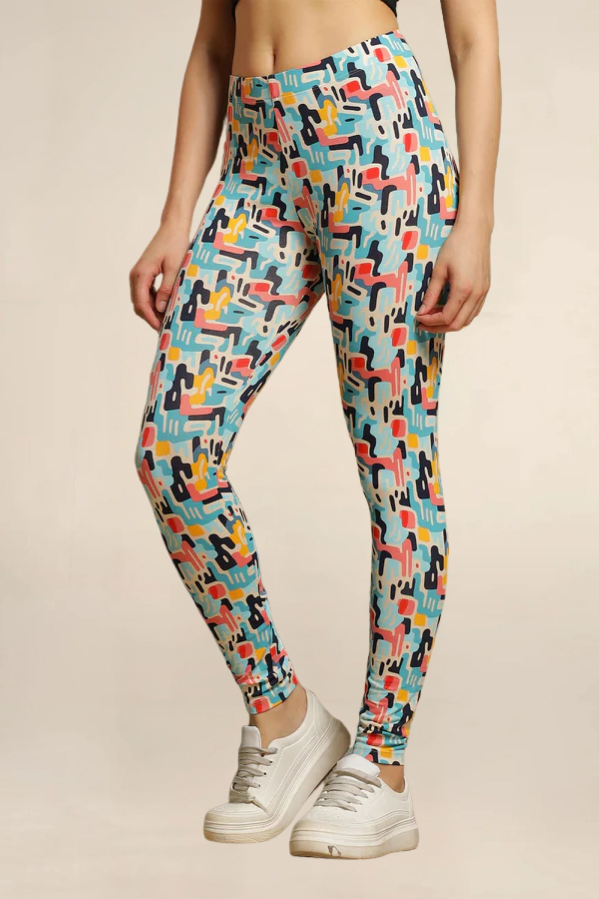 Nike Training - One - Leggings con stampa leopardata glitterata, colore marrone Nike Training - One - Leggings con stampa leopardata glitterata, colore marrone