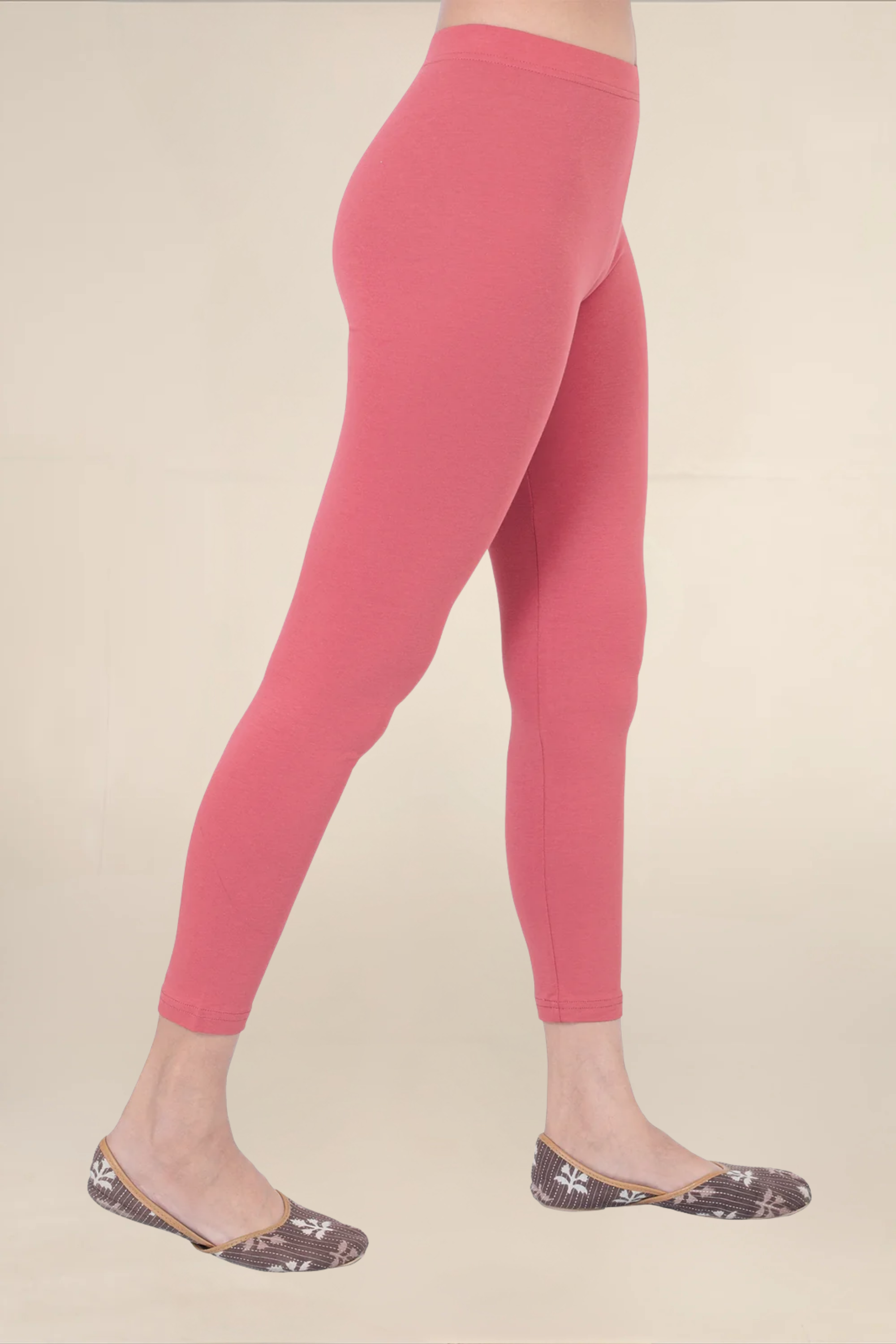 Women Mauve Ankle Length Legging