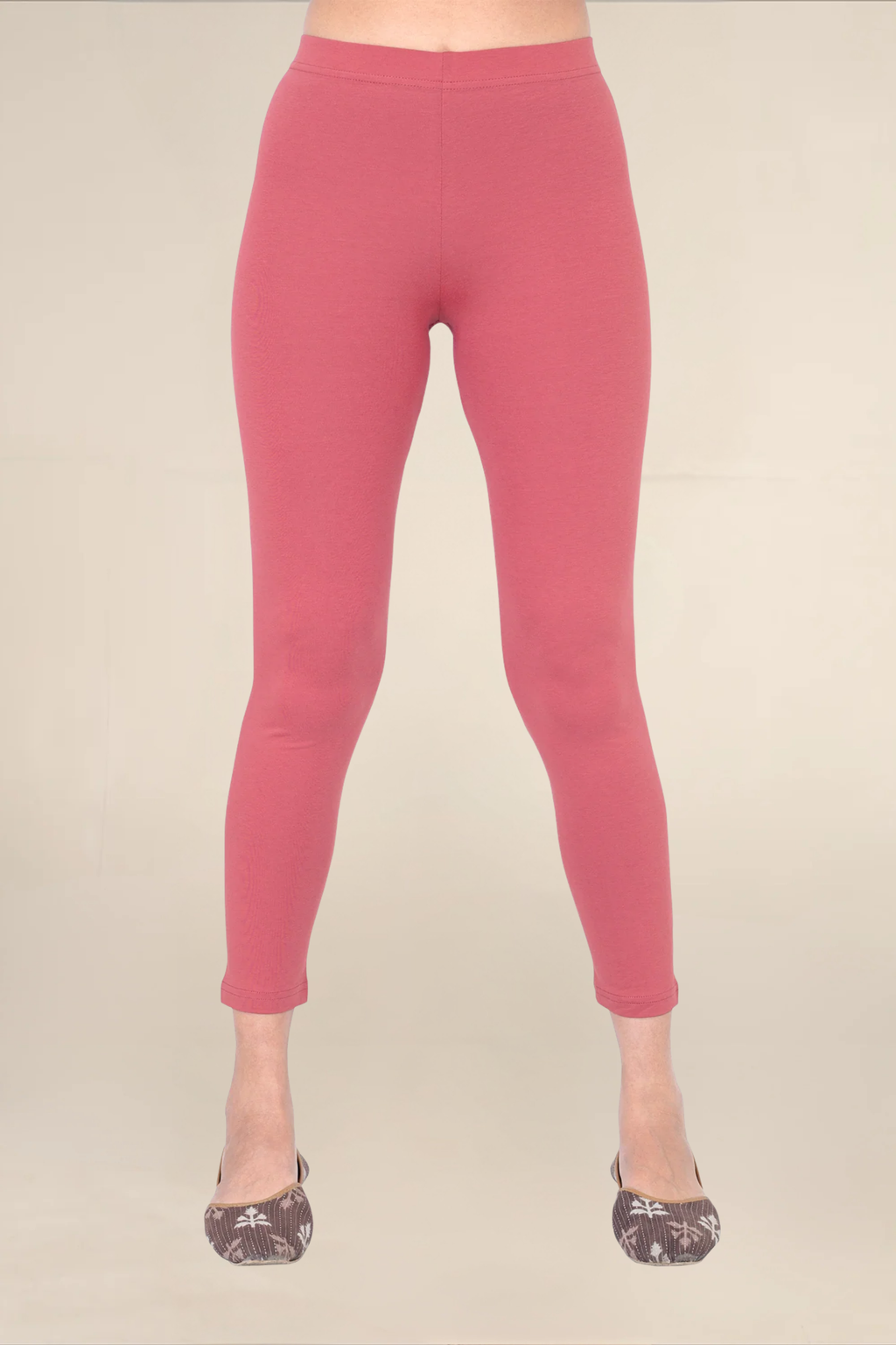 Women Mauve Ankle Length Legging