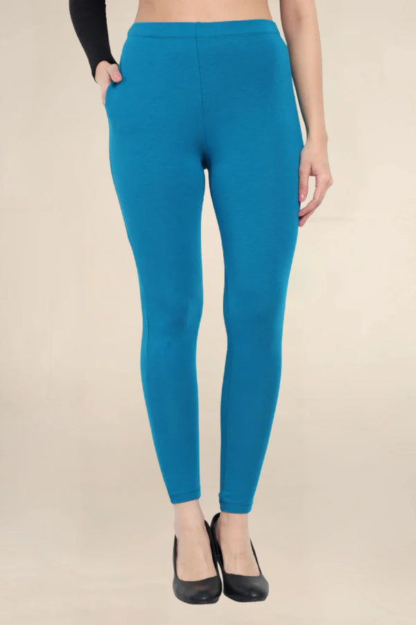 WOMENS SPECTRA GREEN REGULAR LENGTH POCKET LEGGING
