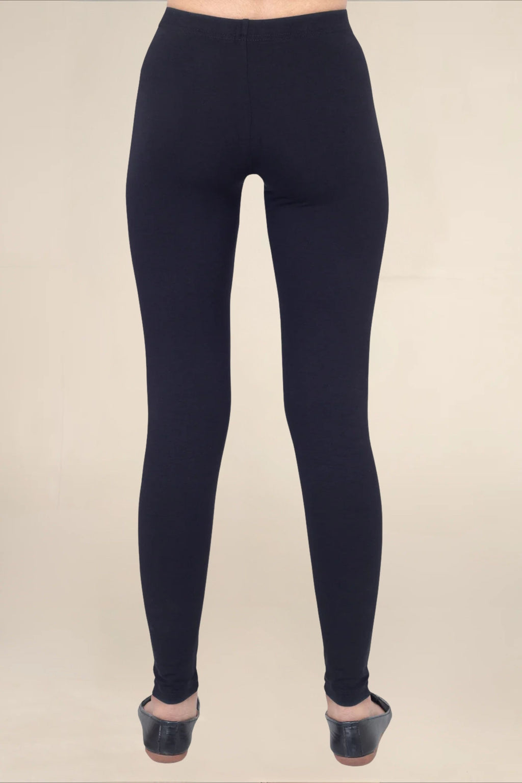Women Navy Breathable Long Length Legging