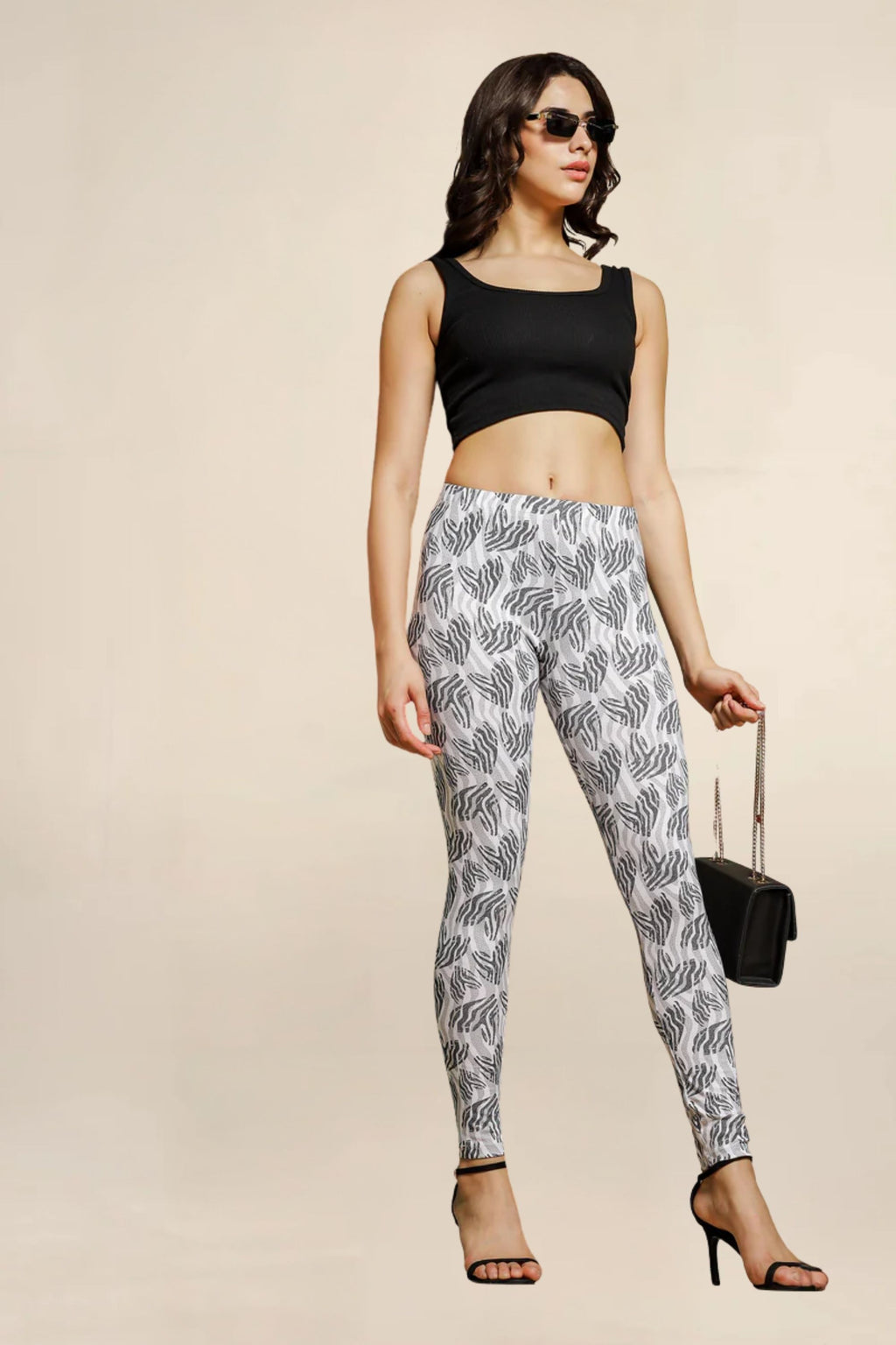 Womens Western Wear Printed Legging